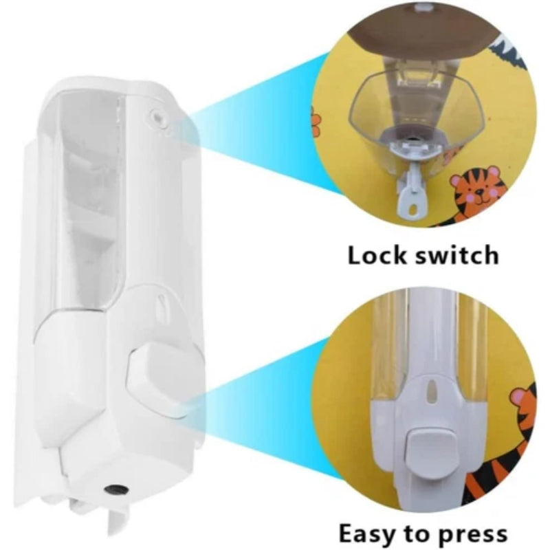 Liquid Soap Dispenser in White 350ml | Durable ABS Plastic
