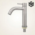 Modern Long Neck Single Line Faucet with a high-arch curved spout and single top-lever handle
