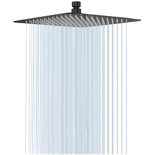Heavy Duty |Overhead Rain Shower | Matte Black