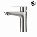 modern single handle stainless steel bathroom basin faucet