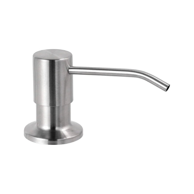 Polished  countertop liquid soap dispenser pump with long spout for bathroom and kitchen sink